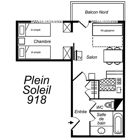 Appartamento 2 Pièces, 4 Pers. Avec Animaux Admis Et Accès Wi-fi - Fr-1-182-32 Méribel